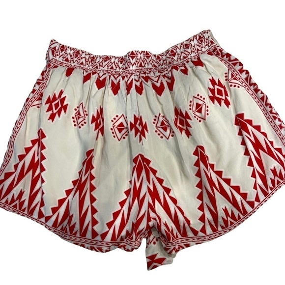 Francesca's Miami Aztec Print Rayon Shorts Lined Size Medium - Picture 2 of 11